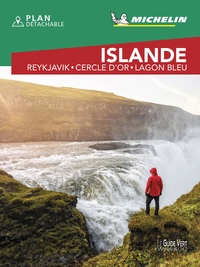  Michelin - Islande - Reykjavik, Cercle d'or, Lagon bleu. 1 Plan détachable