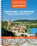  XXX - Atlas Europe  : Atlas Allemagne/Duitsland -  Benelux, Autriche, Suisse, Tchequie (A4-Spirale).