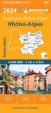  Michelin - Rhône-Alpes - 1/200 000.