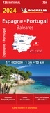  Michelin - Espagne, Portugal, Baleares - 1/1 000 000.