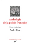 André Gide - Anthologie de la poésie française.