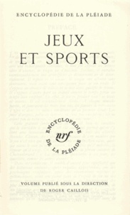 Roger Caillois - Jeux et sports.