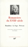  Abbé Prévost et  Le Sage - Romanciers Du Xviiieme Siecle. Hamilton, Le Sage, L'Abbe Prevost.