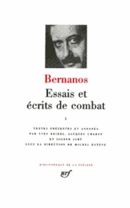 Georges Bernanos - ESSAIS ET ECRITS DE COMBAT. - Tome 1.