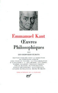Emmanuel Kant - Oeuvres philosophiques - Tome 3, Les derniers écrits de 1792-1793.