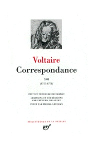  Voltaire - Correspondance - Tome 13, Juillet 1777 - Mai 1778.