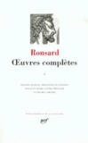 Pierre de Ronsard - Oeuvres complètes. - Tome 2.