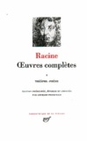 Jean Racine - Oeuvres complètes - Tome 1, Théâtre Poésie.