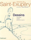 Antoine de Saint-Exupéry - Dessins - Aquarelles, plumes, pastels et crayons.