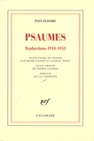 Paul Claudel - Psaumes - Traductions 1918-1953.