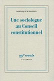 Dominique Schnapper - Une sociologue au Conseil constitutionnel.