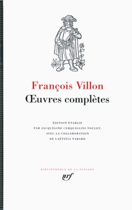 François Villon - Oeuvres complètes.