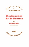 Pierre Nora - Recherches de la France.