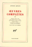 Antonin Artaud - Oeuvres complètes - Tome 2.