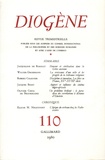  Gallimard - Diogène N° 110 : .