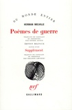 Herman Melville - Poèmes de guerre.
