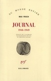 Max Frisch - Journal 1946-1949.