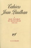 Jacqueline Paulhan - Cahiers Jean Paulhan N° 2 : Jean Paulhan et Madagascar (1908-1910).