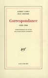 Jean Grenier et Albert Camus - Correspondance (1932-1960).