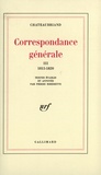François-René de Chateaubriand - Correspondance générale - Tome 3.