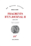 Mircéa Eliade - Fragments d'un journal - Volume 2, 1970-1978.