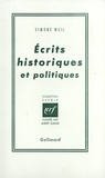 Simone Weil - Ecrits historiques et politiques.