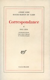 André Gide et Roger Martin du Gard - Correspondance - Tome 1, 1913-1934.