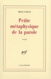 Brice Parain - Petite métaphore de la parole.