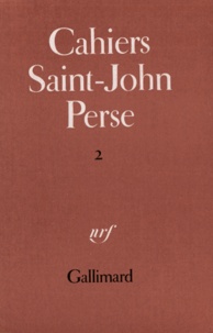  Saint-John Perse - Cahiers Saint-John Perse - Tome 2.
