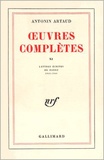 Antonin Artaud - Oeuvres Completes. Tome 11.