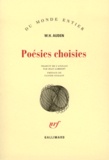 W-H Auden - Poésies choisies.