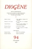  Gallimard - Diogène N° 94 : .