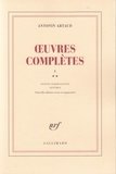 Antonin Artaud - Oeuvres complètes - Tome 1, Volume 2.