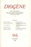  Gallimard - Diogène N° 96 : .