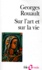 Georges Rouault - Sur l'art et sur la vie.