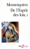  Montesquieu - DE L'ESPRIT DES LOIS. - Tome 1.