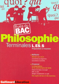 Yvon Inizan et Hervé Boillot - Philosophie Terminales L/Es/S.