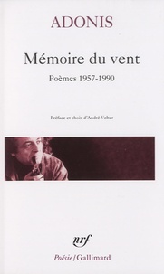  Adonis - Mémoire du vent - Poèmes 1957-1990.