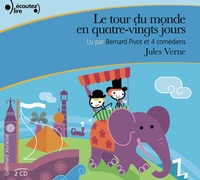 Jules Verne - Le tour du monde en quatre-vingts jours. 2 CD audio