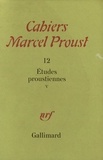  Collectifs - Etudes Proustienne. Tome 5.