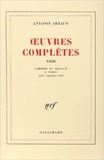 Antonin Artaud - Oeuvres Completes. Tome 23.