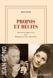 Jean Giono et Jean Amrouche - Entretiens avec Jean Amrouche et Taos Amrouche.