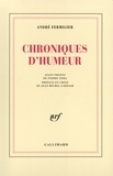 André Fermigier - Chroniques d'humeur.