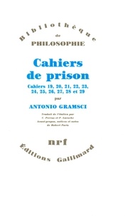 Antonio Gramsci - Cahiers de prison - Tome 5, Cahiers 19 à 29.