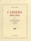 Paul Valéry - Cahiers. Tome 4.