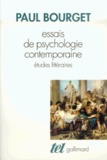 Paul Bourget - Essais De Psychologie Contemporaine. Etudes Litteraires.