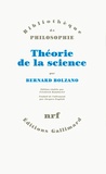 Bernard Bolzano - Théorie de la science.