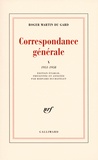 Roger Martin du Gard - Correspondance générale - Tome 10, 1951-1958.
