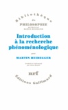 Martin Heidegger - Introduction à la recherche phénoménologique.