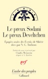 Nikolaï-G Trofimov et Charles Weinstein - Le Preux Sodani Suivi De Le Preux Develtchen. Epopees Orales Des Evenks De Siberie Dites Par N.G. Trofimov.